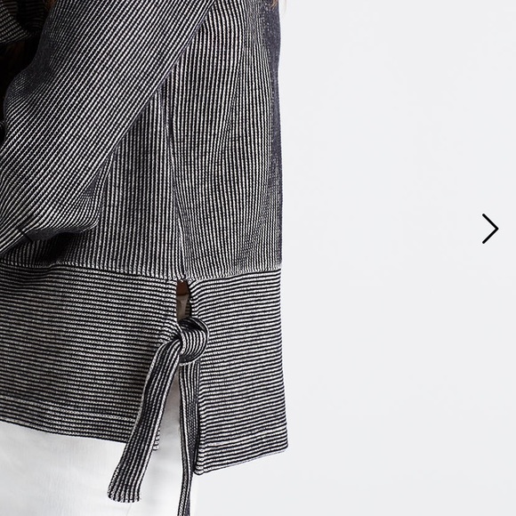 NWT Madewell French Rib Side-Tie Pullover - Picture 4 of 13